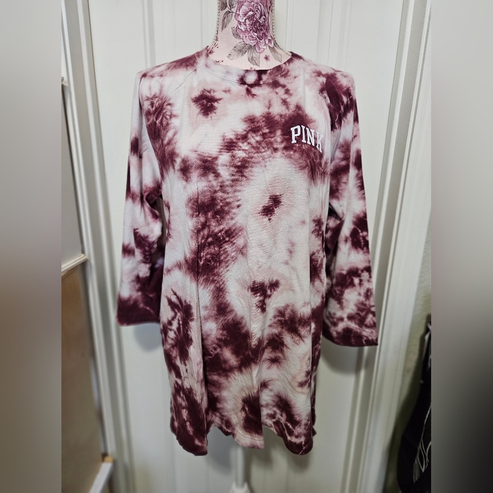 Victoria's Secret Pink Tie-Dye Shirt